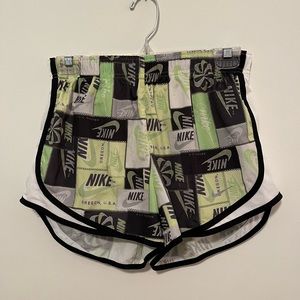 Green Nike Dri Fit Patchwork Logo Shorts | S